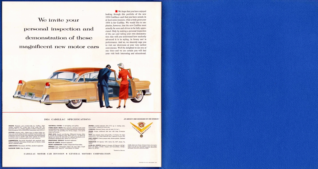 1954 Cadillac Brochure Page 15